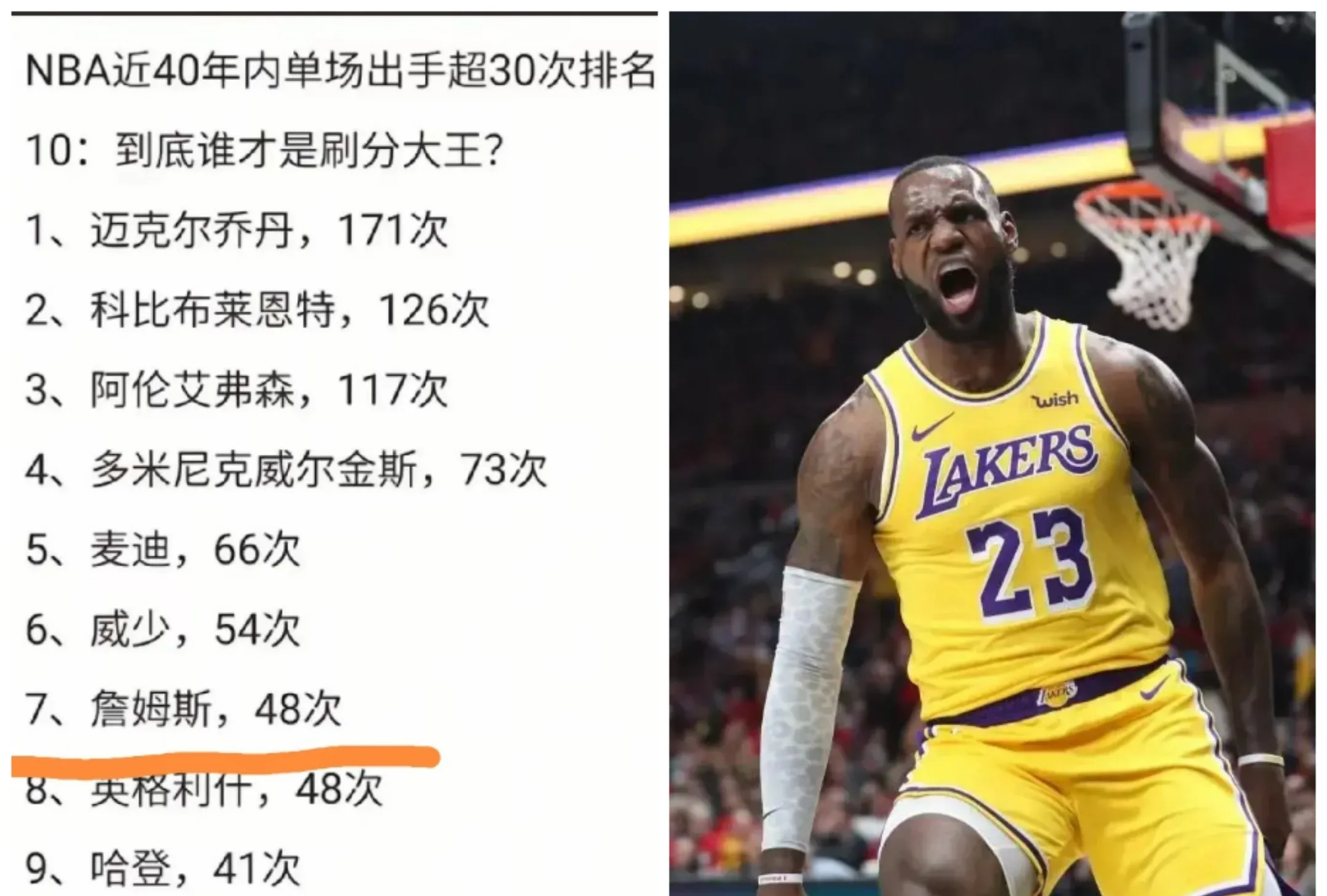 07年总决赛詹姆斯场均22+7+6.8，命中率35.6%/20%的简单介绍